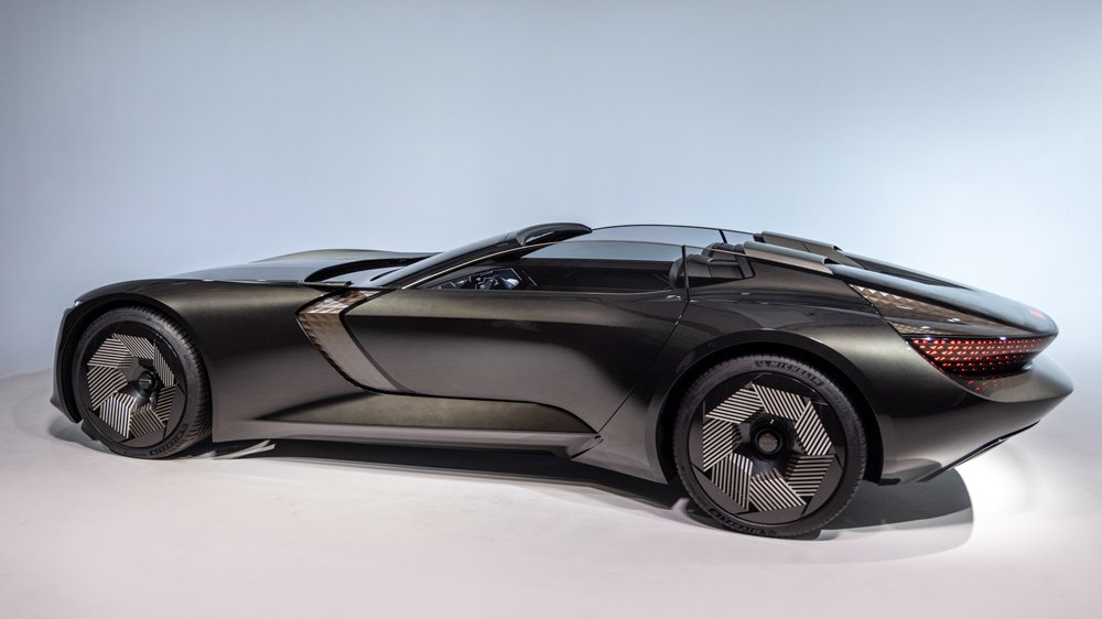 The Audi Skysphere concept car.