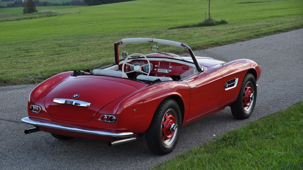 A 1958 BMW 507 3.2-Liter Series II Roadster.
