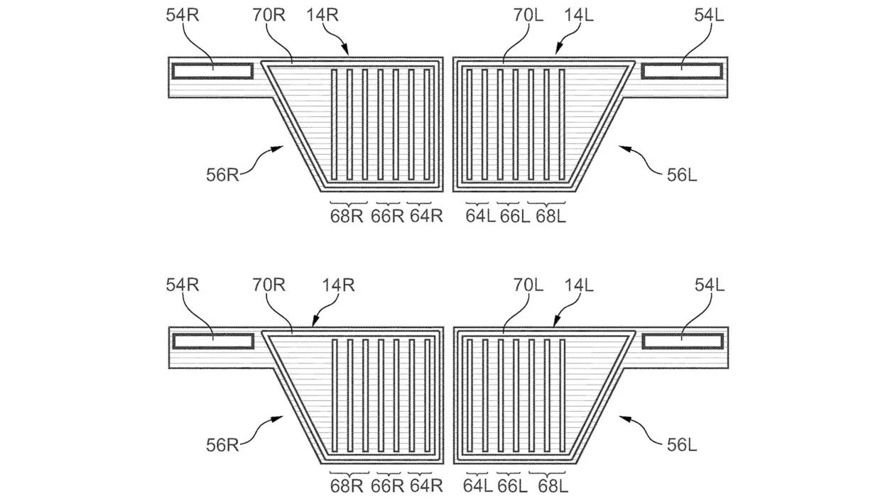 Patent image of a BMW grille incorporating headlights