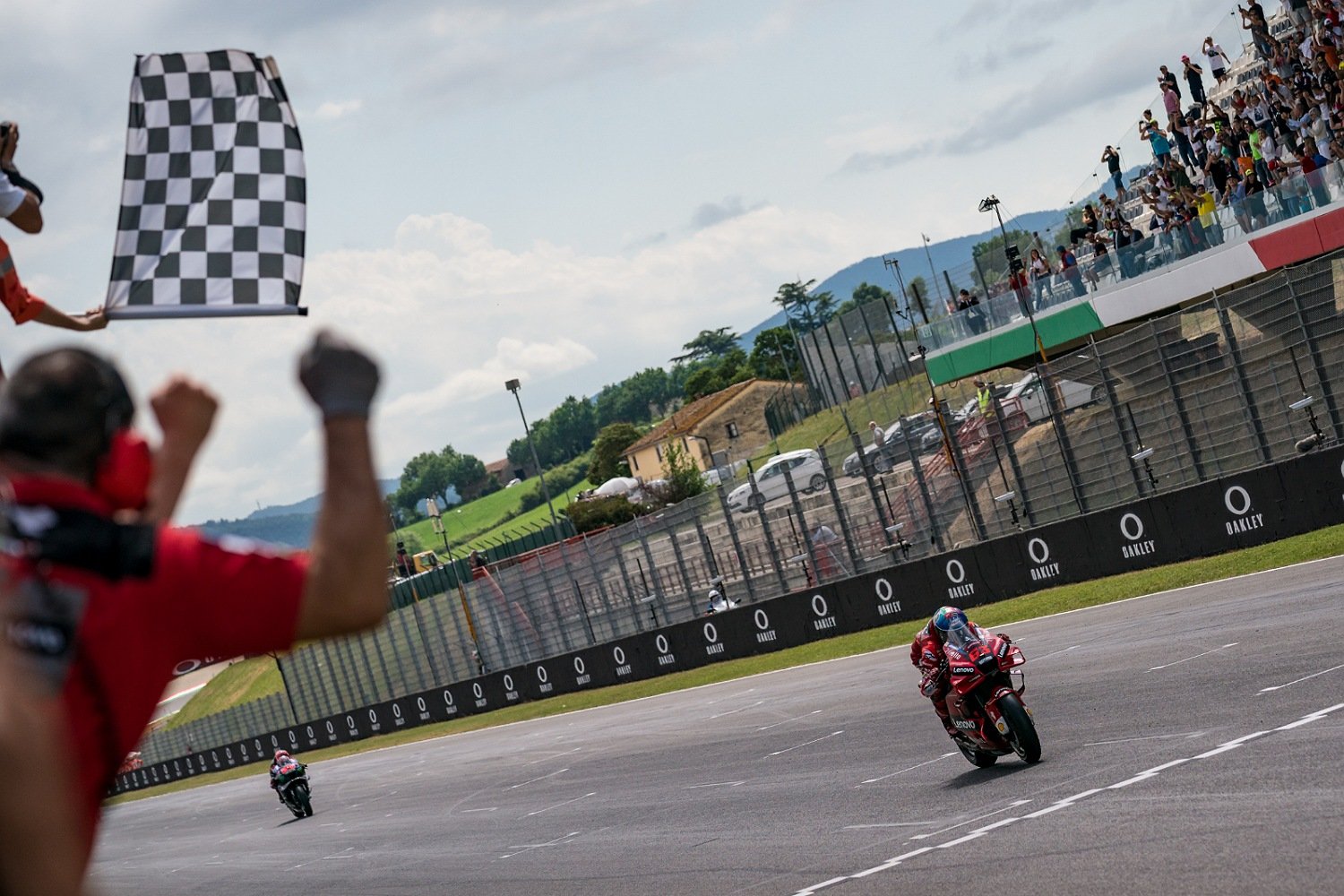 Francesco Bagnaia at the Italian MotoGP