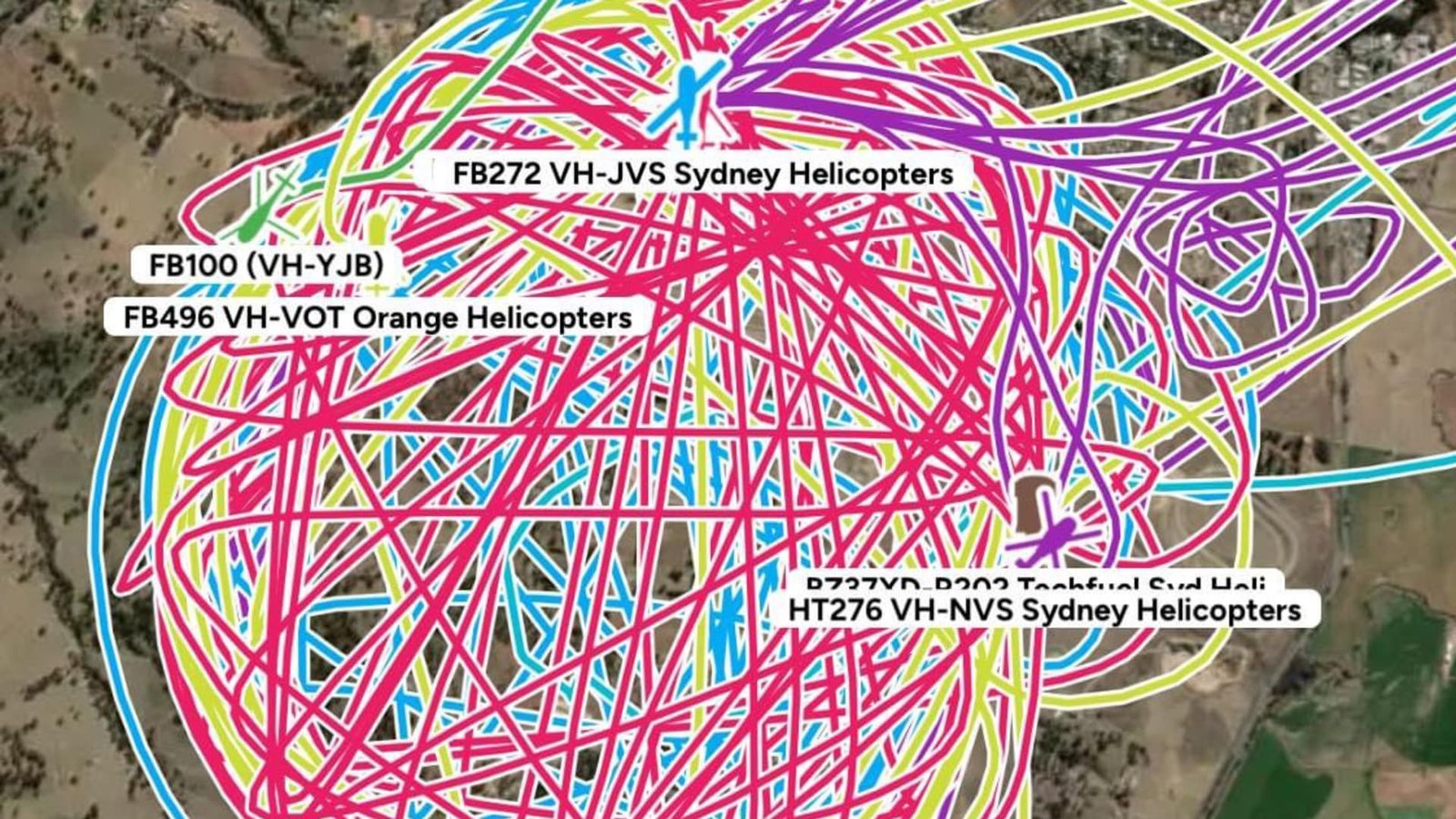 Battle above Bathurst 1000 race: Helicopter traffic ‘more action than the race’