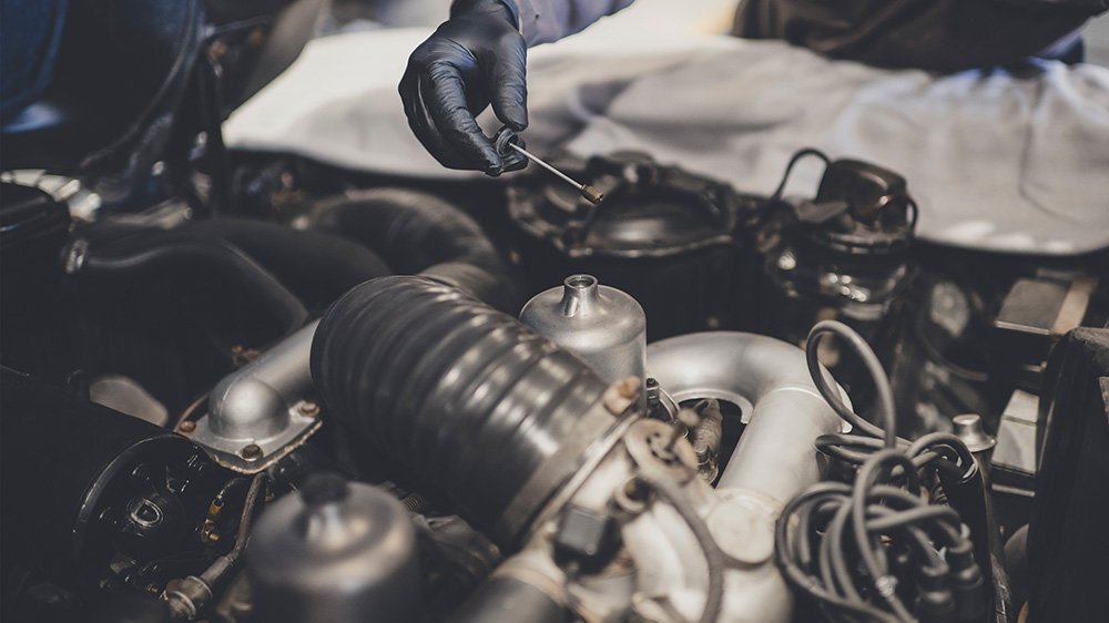 The engine of the first Bentley T-Series