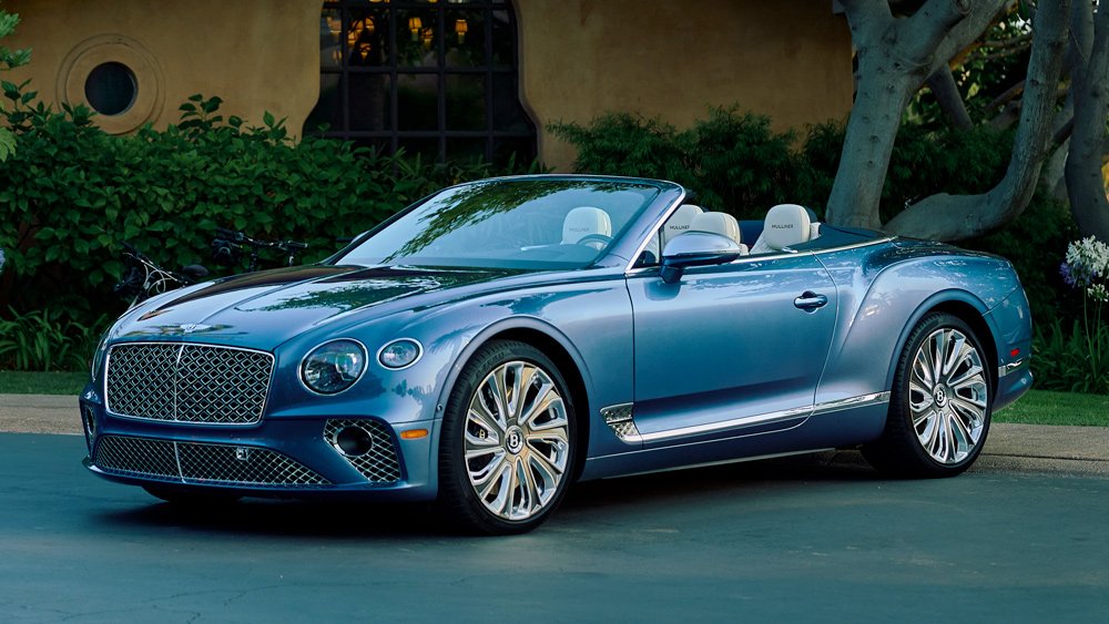 The 2021 Bentley Continental GTC Mulliner.