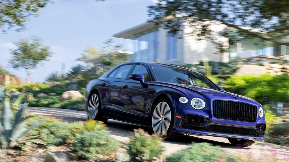 Driving the Bentley Flying Spur Hybrid in Southern California.