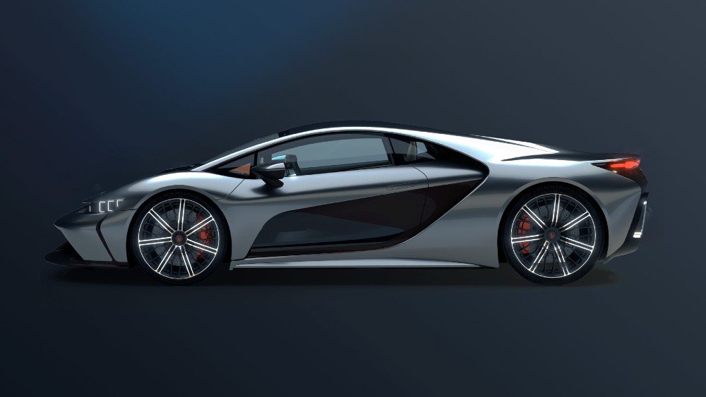 The Bertone GB110 from the side