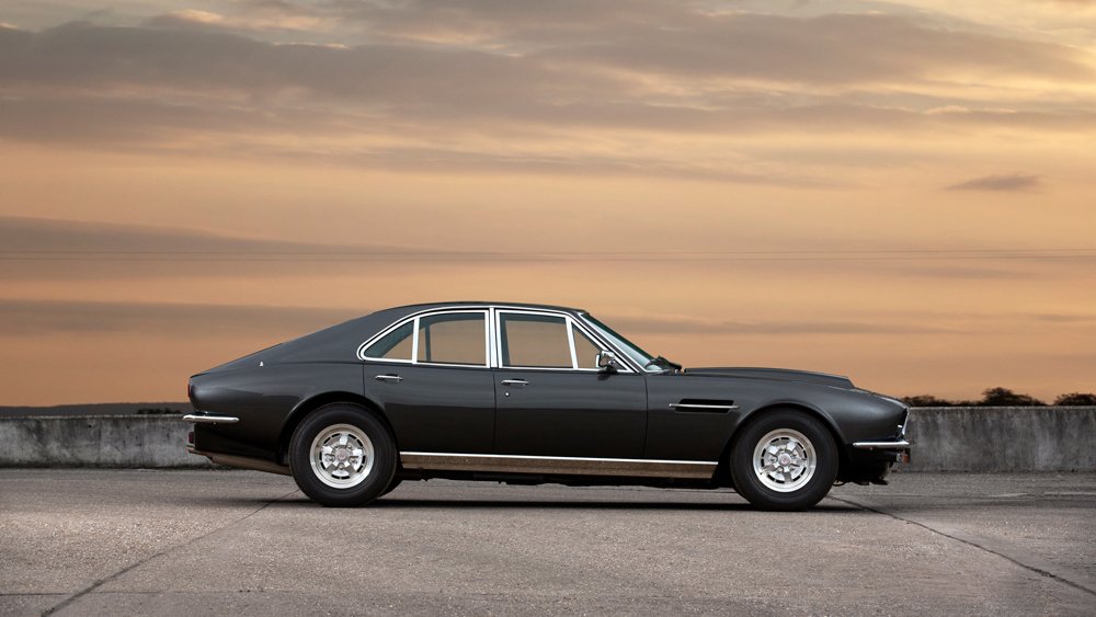 A 1975 Aston Martin Lagonda Series I.