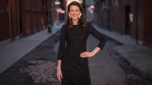 Lydia Fenet, principal auctioneer for Broad Arrow's Amelia Auction on March 4, 2023.