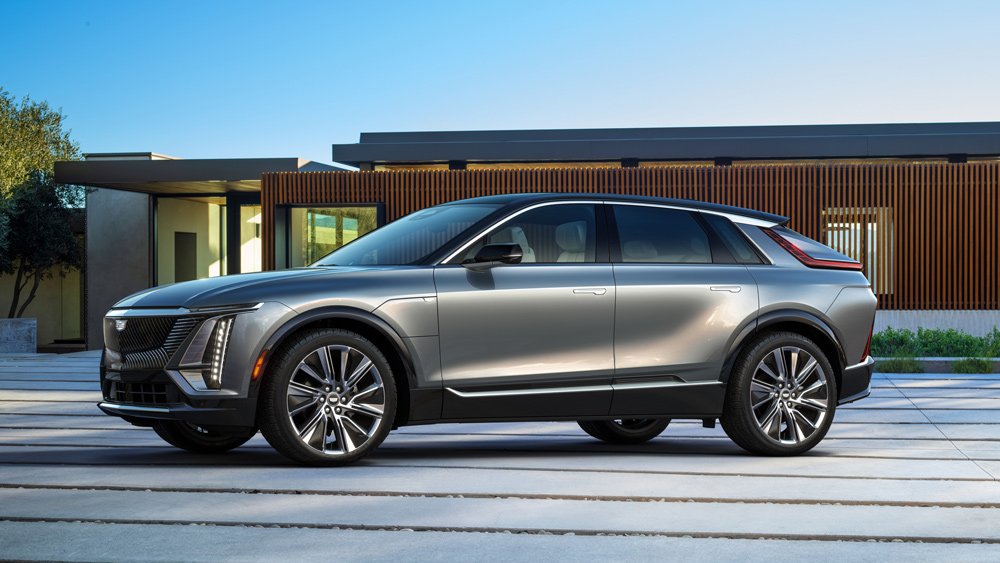 The all-electric 2023 Cadillac Lyriq crossover.
