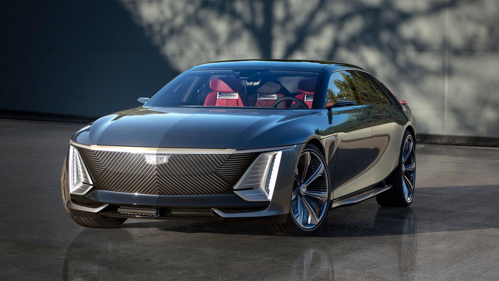 The all-electric Cadillac Celestiq concept.