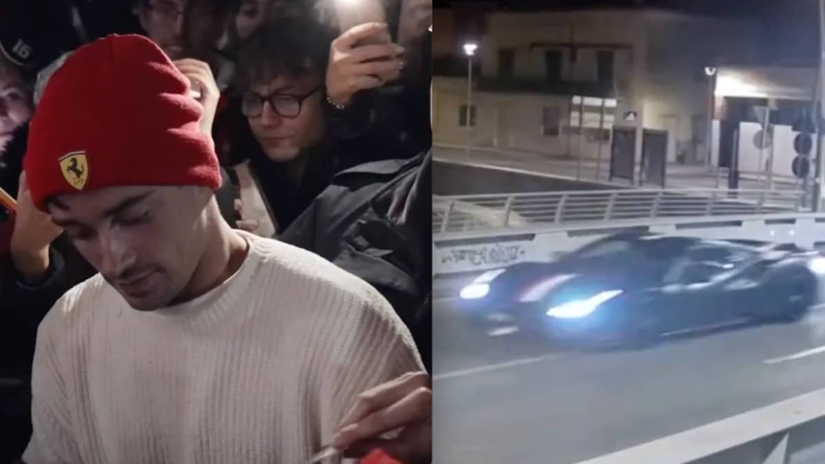 charles leclerc chase video