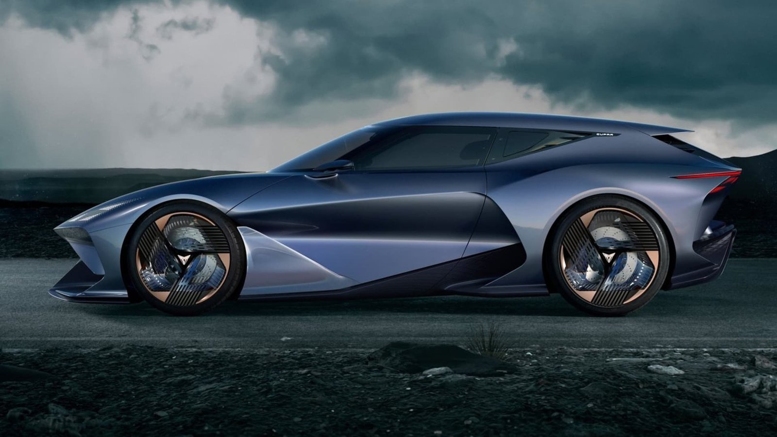 Cupra Dark Rebel electric concept car unveiled at Munich motor show overnight