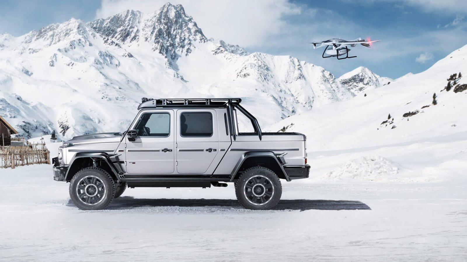 Custom Mercedes-Benz G-Wagon ute for sale in Melbourne has a surprise under the bonnet