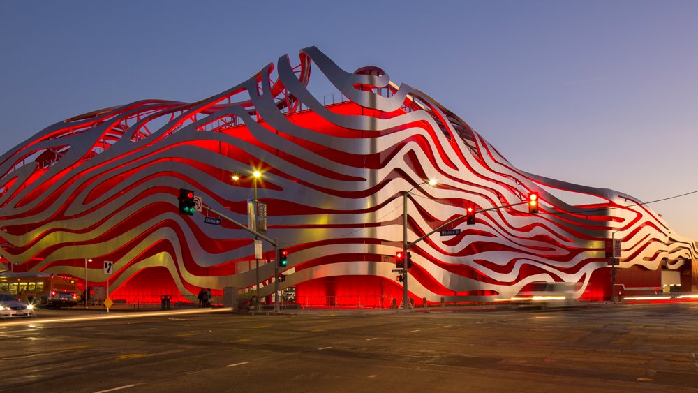 The Petersen Automotive Museum in Los Angeles.