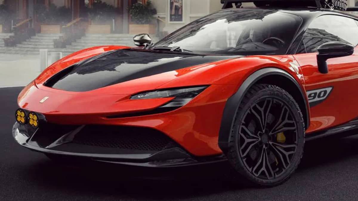 Ferrari SF90 ‘Safari’ imagined as Huracan Sterrato, 911 Dakar rival