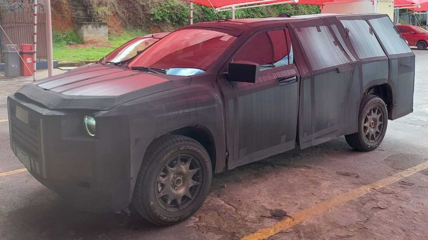Unibody South America only Ram 1200 spied for the first time