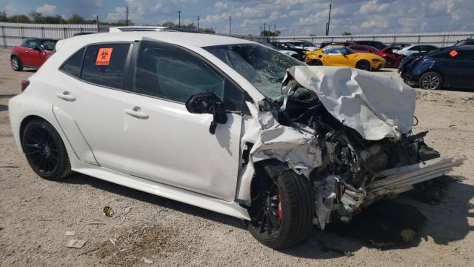 For sale: Four wrecked GR Corolla hot hatches