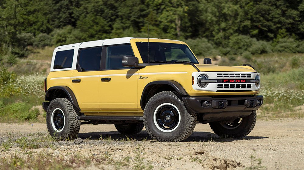 2023 Bronco Heritage Limited Edition in Yellowstone Metallic