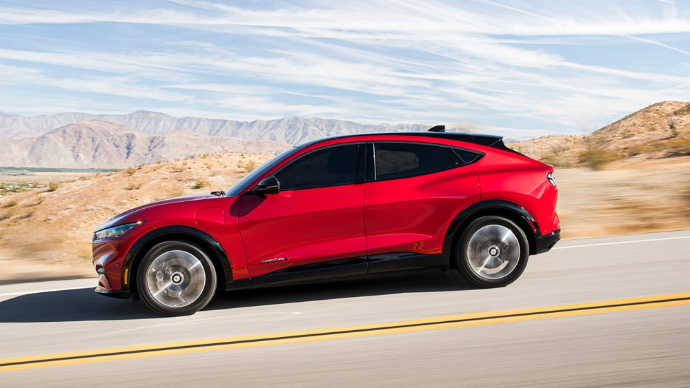 The 2021 Ford Mustang Mach-E.