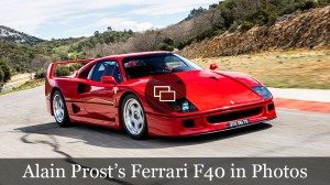 Alain Prost’s Ferrari F40 in Photos