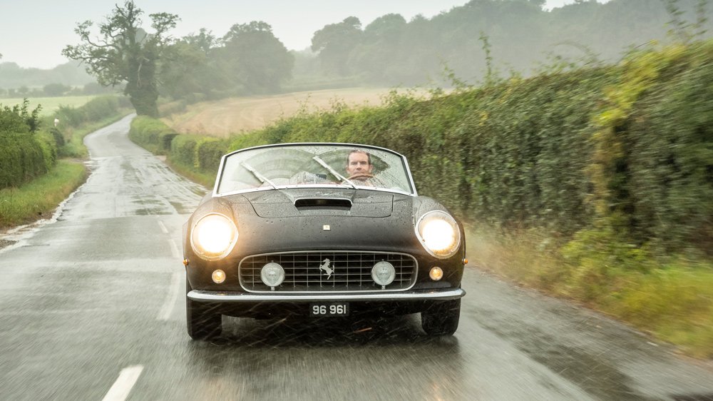 Driving GTO Engineering's replica of the Ferrari 250 GT SWB California Spyder.