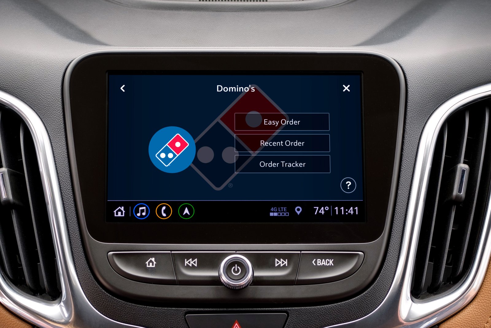 Chevrolet Marketplace Domino's Application