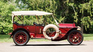 A 1912 Simplex 50 HP Toy-Tonneau automobile.