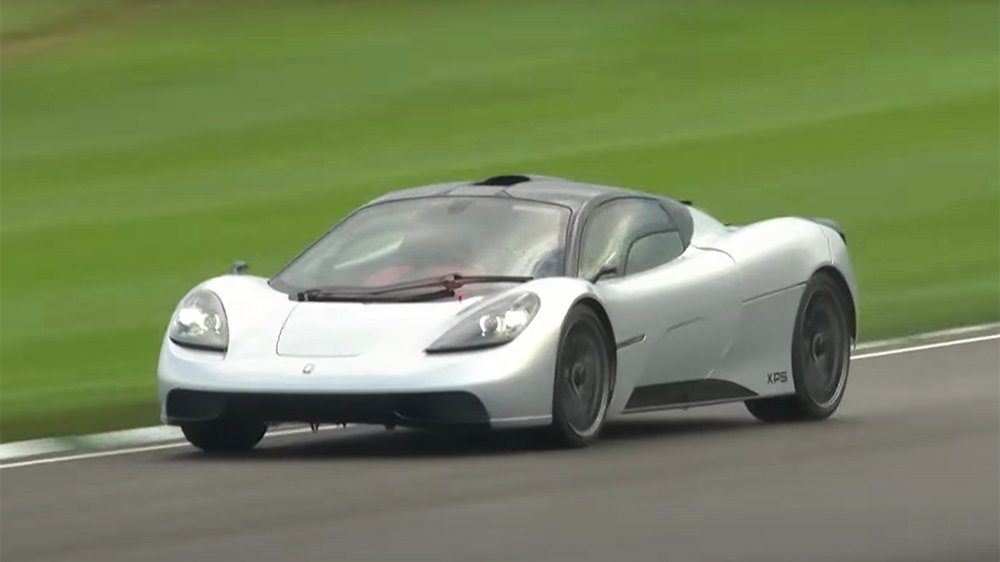 Gordon Murray Automotive's T.50 hyper car makes its debut at the 78th Goodwood Members Meeting