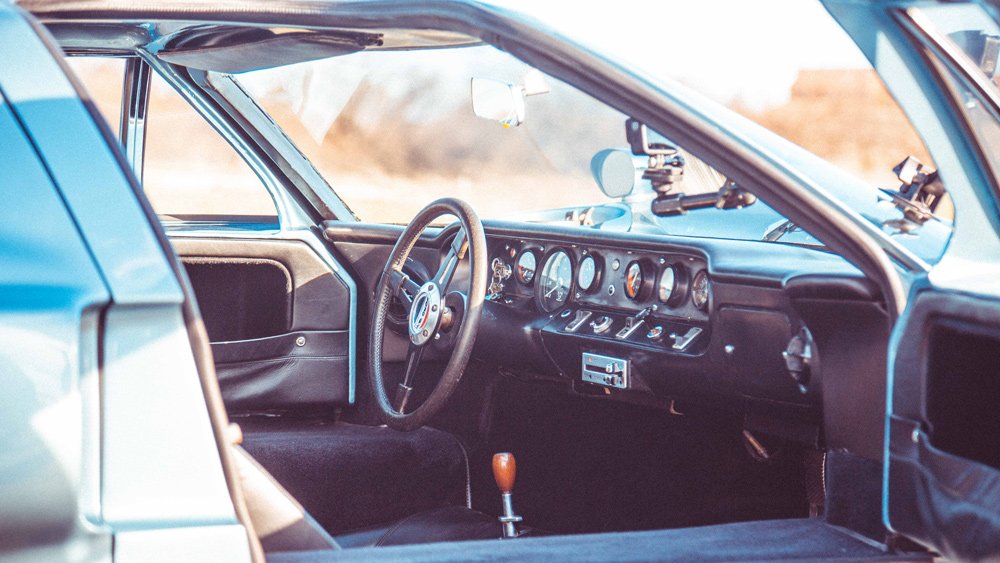 A look inside a 1967 Ford GT40 Mark III.