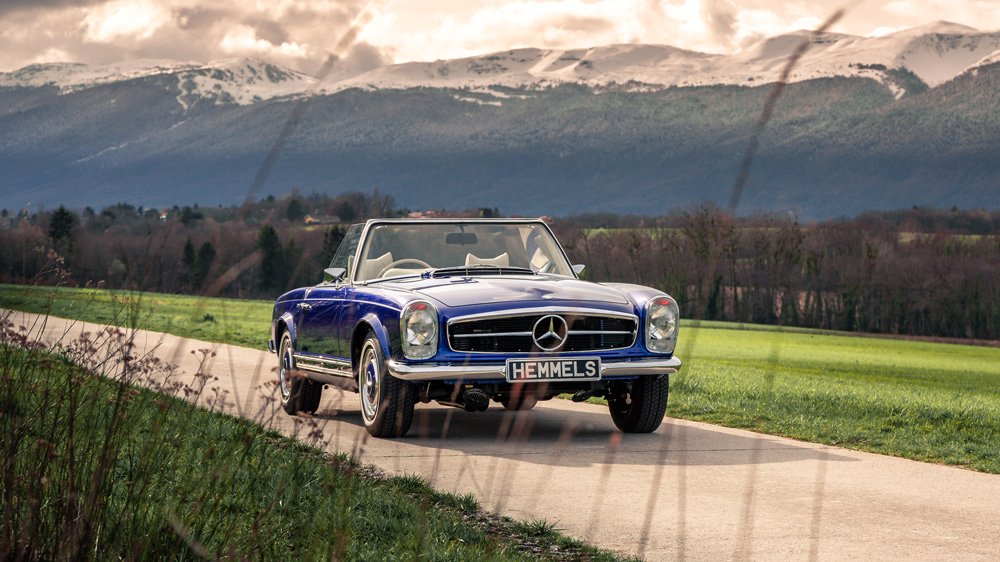 An electric Mercedes-Benz 280SL