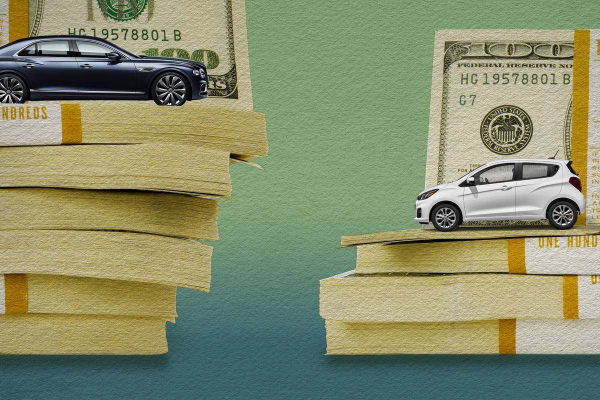 Cheapest new cars illustration