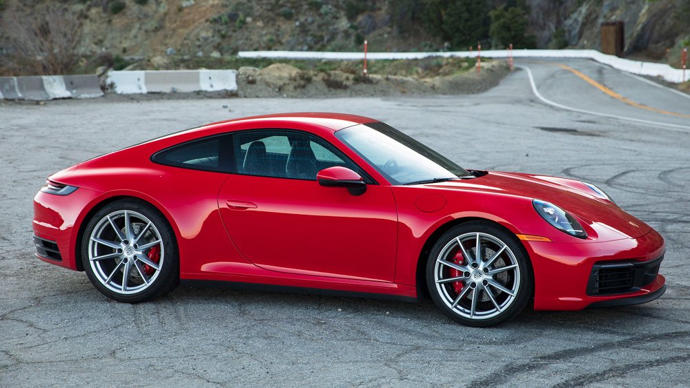 The 2021 Porsche 911 Carrera S with a manual gearbox.