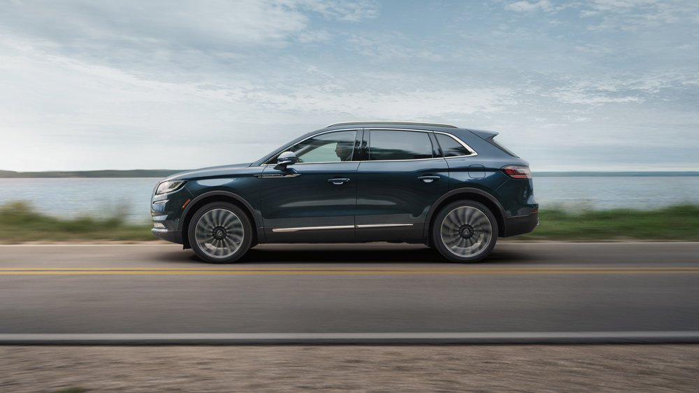 The 2021 Lincoln Nautilus Black Label midsize SUV.