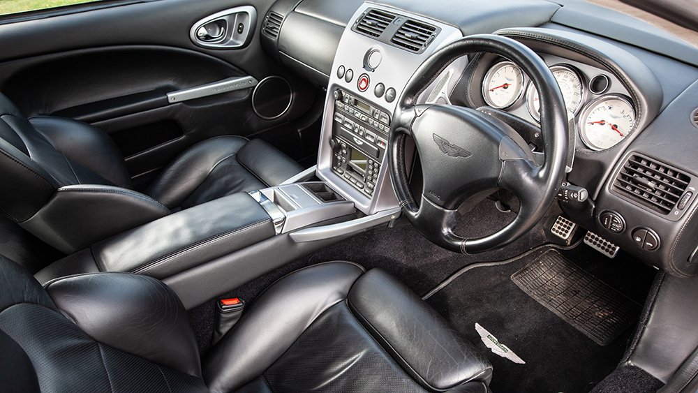 Hugh Grant's 2002 Aston Martin Vanquish coupe is up for auction