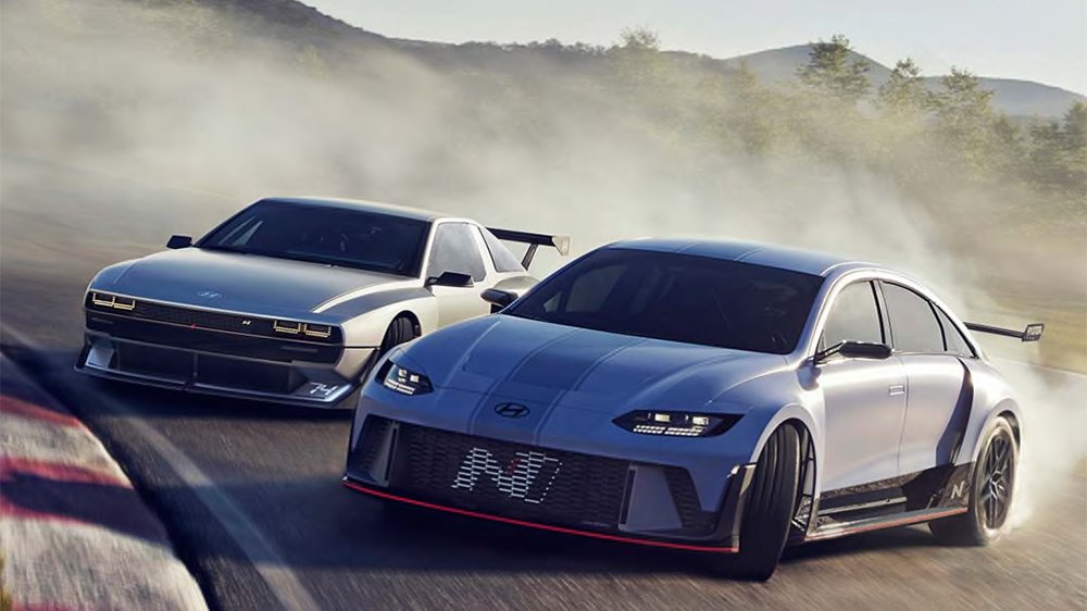 The Hyundai Hyundai N Vision 74 and RN22e concepts