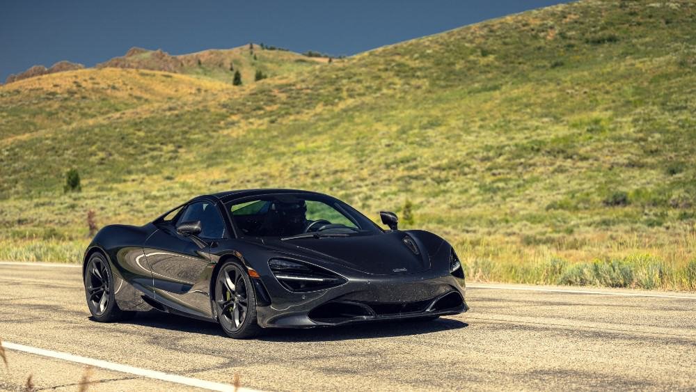 Basem Wasef drives a McLaren Spider