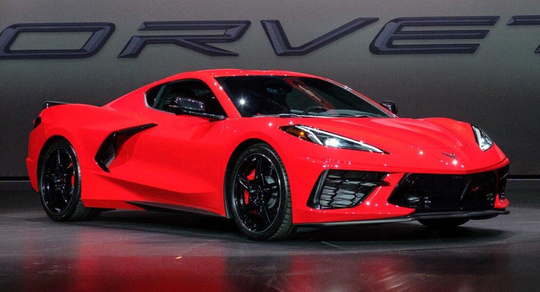 Red Corvette Stingray 2020