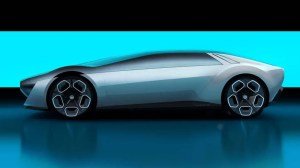 The Italdesign Asso di Picche In Movimento from the side