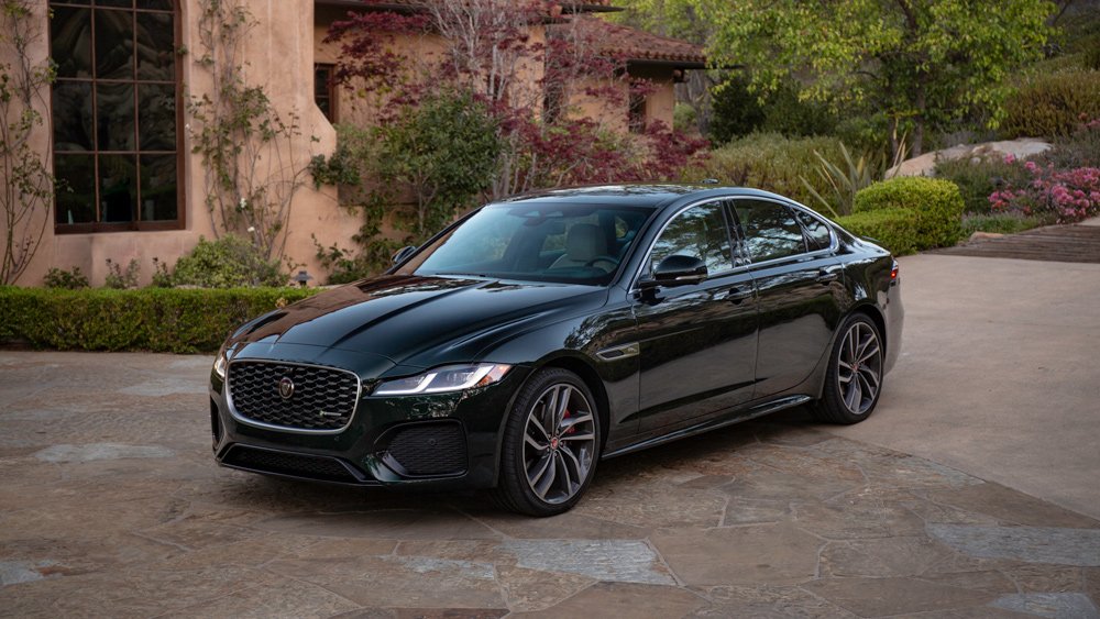 The 2021 Jaguar XF sedan.