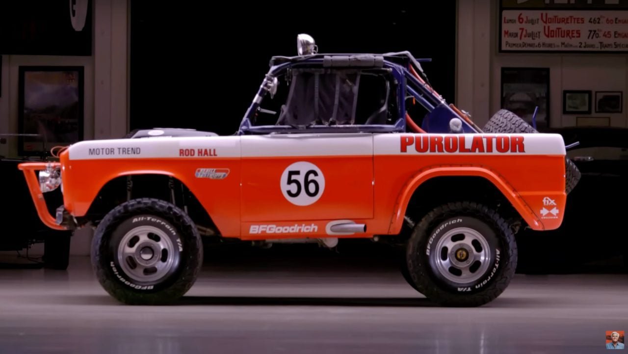 Rod Hall's Ford Bronco Baja 1000 racer on Jay Leno's Garage