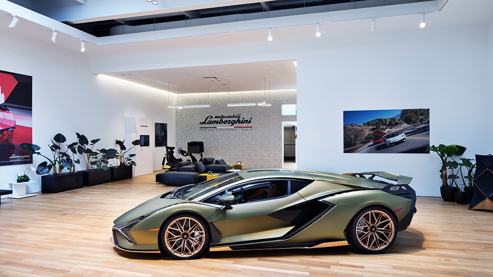 Lamborghini Lounge NYC