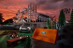 Land Rover unveils the New Discovery at launch event at Packington Hall, Solihull UK, alongside world record breaking LEGO structure of London's Tower Bridge