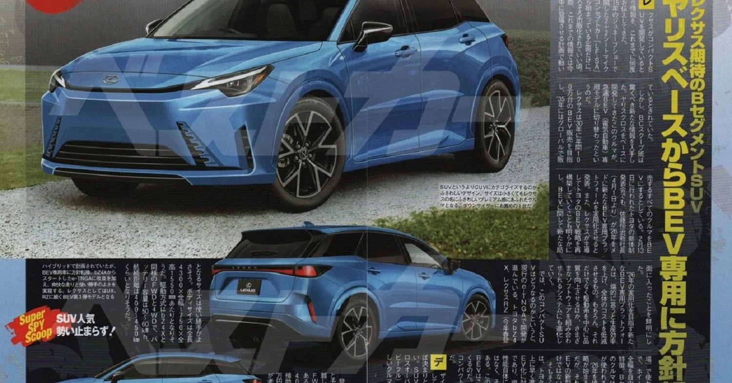 New junior Lexus SUV reportedly revealed