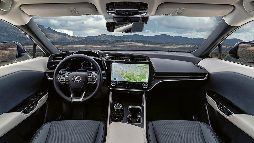 Inside the 2023 Lexus RZ 450e