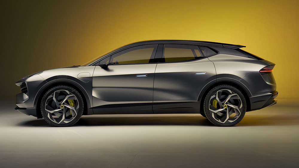The Lotus Eletre from the side