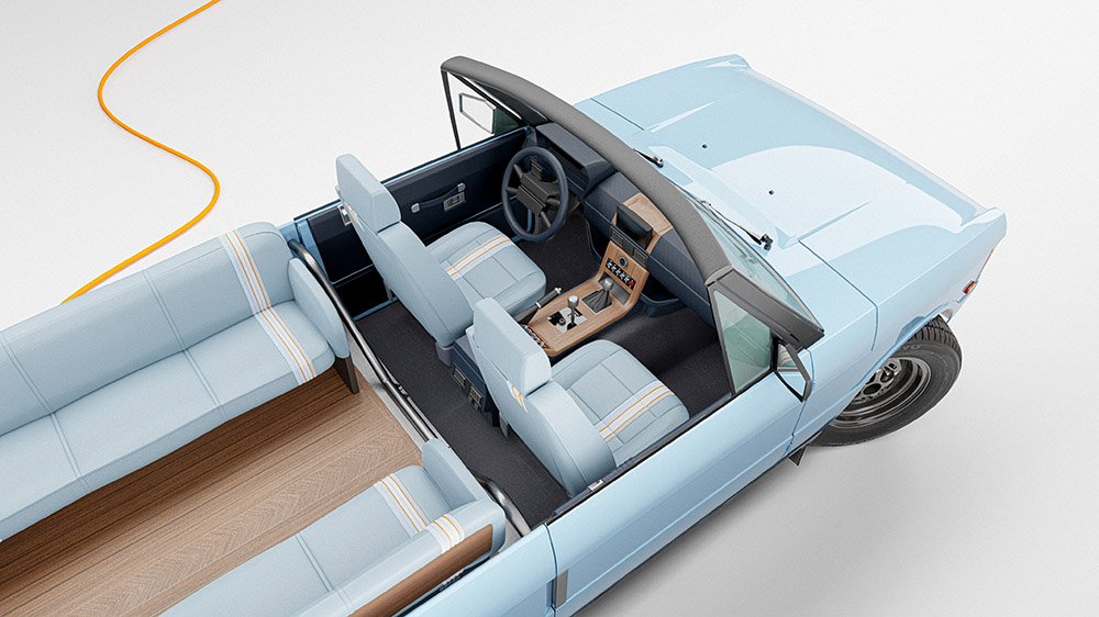 The Lunaz Country Range Rover electromod's interior
