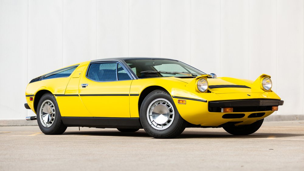 A 1975 Maserati Bora.