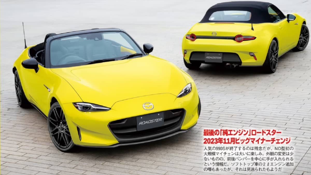 Mazda MX-5 facelift due this year, next model to go electric in 2027 – report