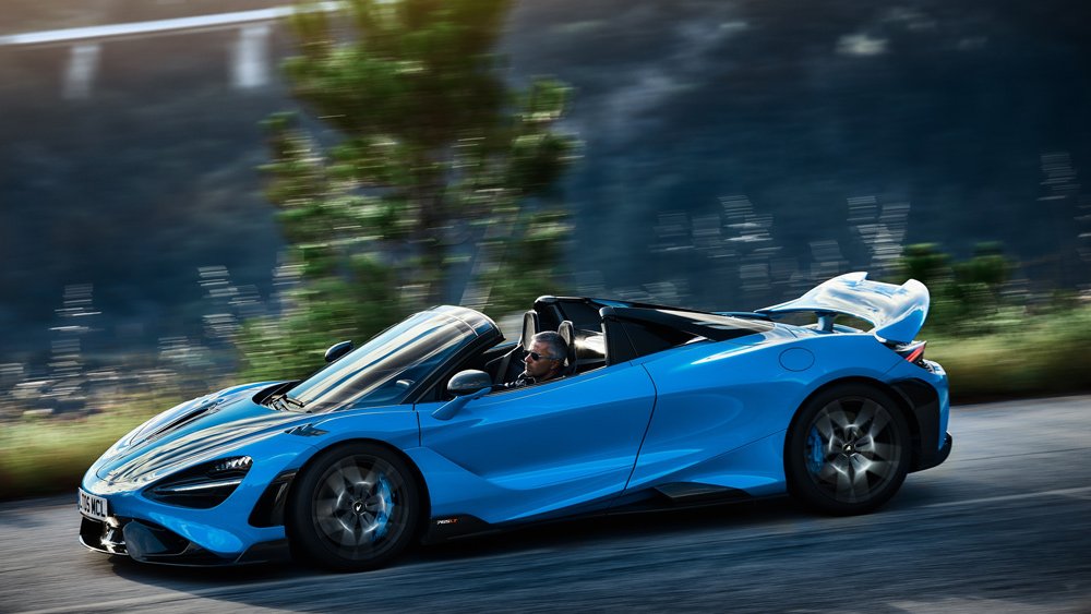 Driving the McLaren 765LT Spider supercar.