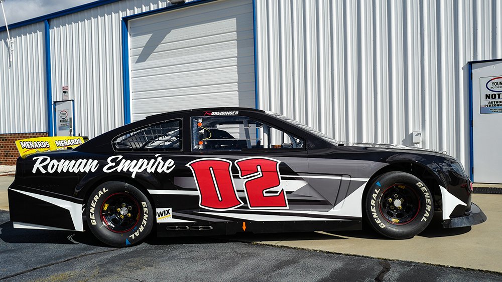 No. 02 Young’s Motorsports Chevrolet ARCA car