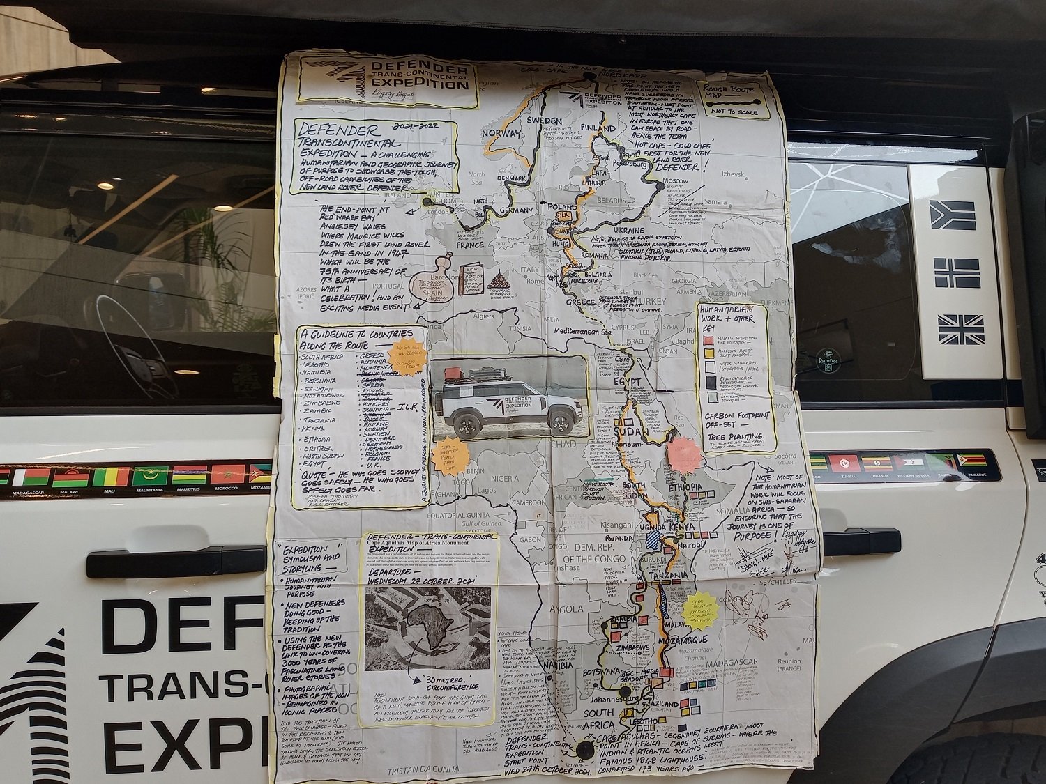 Holgate expedition map